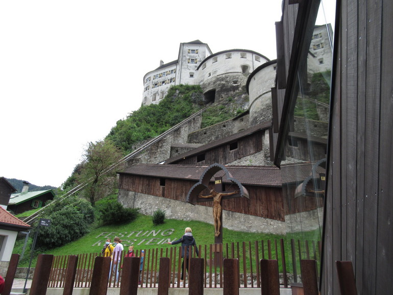 Het oude kasteel van Kufstein